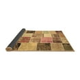 thumbnail image 2 of Ahgly Company Indoor Square Patchwork Brown Transitional Area Rugs, 6' Square, 2 of 4