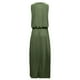 thumbnail image 5 of MELDVDIB - Vestido largo informal sin mangas para mujer, de color liso, para verano, con vuelo, para uso diario, para fiestas en la playa, con cuello redondo y abertura, en oferta, 5 of 5