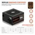 thumbnail image 2 of ARESGAME 750W Semi-Modular ATX Gaming Power Supply 80lus Bronze Certified PSU (AGV750), 2 of 7