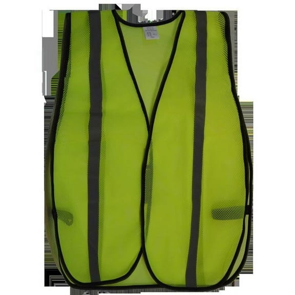 Petra Roc LVM-S Safety Vest Lime Mesh Silver Reflective Tapes, Universal