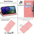 thumbnail image 2 of SaniMore Wallet Case for Samsung Galaxy S23 6.1 inch, Magnetic Clasp Flip Kickstand Luxury PU Leather Cover Built-in Cash & Card Slots RFID Blocking for Samsung S23, Pink, 2 of 7