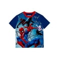 thumbnail image 2 of Spiderman Boys 2-Piece Short Sleeve Top and Pant Pajama Set, Sizes 4-12, 2 of 3
