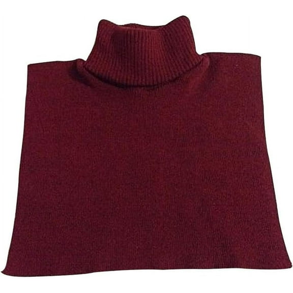 Zhengup Knitted Mock Turtleneck Fake Collar Winter Unisex Half Blouse Pullover Dickey False Collar Faux Collar