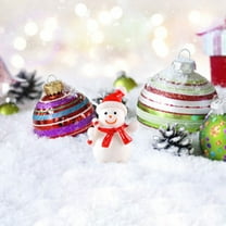 Lwlmwt Christmas Mini Resin Snowman,Christmas Snowman Decorative Accessories Micro-landscape,Christmas Decoration,for Festival DIY Village Garden Decoration