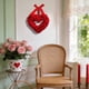 thumbnail image 5 of Decoraciones para el día de San Valentín, adornos para el día de San Valentín, regalos para el día de San Valentín Corona para el día de San Valentín Corona decorativa artificial en forma de corazón D, 5 of 9