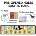 thumbnail image 3 of Hello Summer Sign, Farmhouse Sunflower Summer Decor Sign Porch Decor for Home Garden Farmhouse Yard Office Decorations 4"x16" Inch, 3 of 5