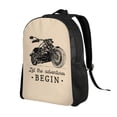 thumbnail image 2 of Fotbe Let The Adventure Begin Travel Laptop Backpack, Business Slim Sturdy Laptops Backpack, Water Resistant College School Computer Bag Gift for Men & Women Fits 15.6 Inch Notebook, 2 of 8