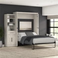 thumbnail image 3 of Bestar Key West Queen Murphy Bed with Wardrobe (94W) - Engineered Wood in White, 3 of 13