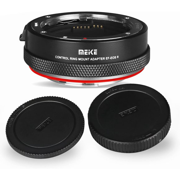 Meike MK-EFTR-B pour Appareils Photo Canon EF/EF-S à Monture RF, Adaptateur d'Objectif à Mise au Point Automatique avec Bague de Contrôle pour Objectifs Canon EF/EF-S vers Canon EOS R RP R5 R6 R7 R10 C70