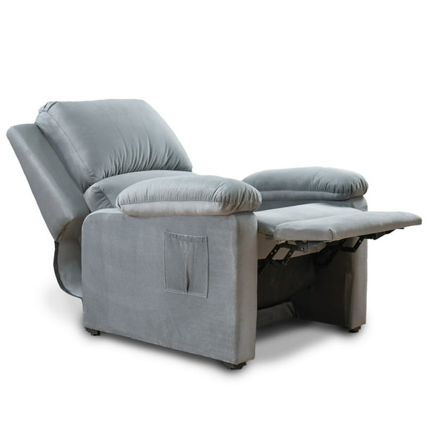 Reclinable Boston, Atlas del Descanso, herraje de impulso 2 posiciones color Gris