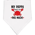 thumbnail image 2 of Inktastic My Pappy Loves Me Baby Bandana Bib, 2 of 4