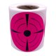 thumbnail image 1 of redonda de 3 pulgadas para objetivos de tiro, s fluorescentes, puntos de objetivo para totales, 200 piezas (fluorescentes) - Rojo rosa Rosa roja Sunnimix Blancos de tiro autoadhesivos, 1 of 5
