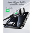 thumbnail image 2 of INIU Cable USB C a USB C de 100 W, Cable de Carga Rápida PD de 6,6 Pies para Computadora Laptop Samsung iPhone, 1 Paquete, Negro, 2 of 8