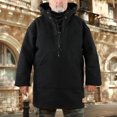 thumbnail image 2 of Sudadera con capucha de lana casual de longitud media de invierno para hombre Pompotops  oipoqjl16948, 2 of 9
