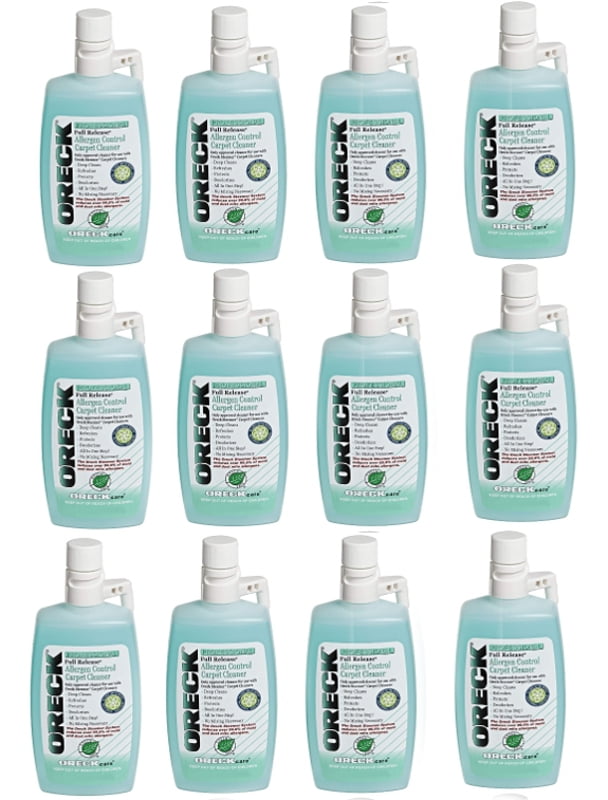 Oreck Carpet Cleaning and Hard Floor Cleaner Shampoo, 12 Pack