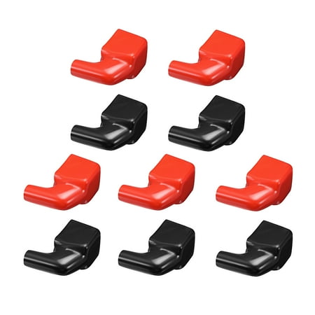

Battery Terminal Insulating Rubber Protector Cover for 8mm Cable 15mm Terminal Red Black 5 Pairs