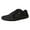 Black, variant on WEAIXIMIUNG White Sneakers Men Couple Style Men's and Women's Solid Color Strap Leather Casual Shoes Large Size Barefoot Shoes Wide Last Sports Casual Shoes