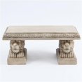 thumbnail image 1 of Luxen Home 39in. MgO Lion Decorative Garden Bench, 1 of 9