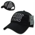 thumbnail image 2 of RelaxedTruckerUSA,United We Stand, Black, 2 of 3