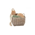 thumbnail image 4 of Kouboo Rectangular Storage Basket, Handwoven Rattan Basket with Handles, Organization & Home Décor for Storage, Large, Brown, 4 of 6