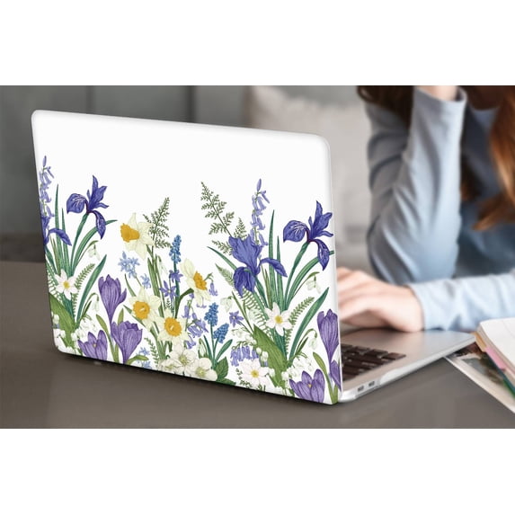 KSK KAISHEK Hard Shell Cover for MacBook Pro 14 inchs 2021/2022/2023 M2 A2779 & A2442 M1, Flowers 363_1
