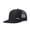 Little Iceberg Black + Black Mesh, variant on Snow Mountain Style Flat Brim Baseball Cap, Slightly Curved Richardson Trucker Hat, Outdoor Quick-Dry Mesh Cap for Men