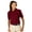 Burgundy, variant on BlueGeneration Ladies Value Soft Touch Pique Polo - French Blue Large Solid