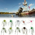 thumbnail image 5 of Todaioua Tumbleweed Fishing Lure, 10pcs Fishing Lures Kit, PVC Fishing Lure Slow Sinking Flexible Bass Lures, Used to Lure Catfish and Perch in Streams, 5 of 6