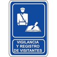thumbnail image 1 of Rótulo para Centros Comerciales Señalamientos Informativos 30x40 cm Informativos Vigilancia y Registro de Visitantes Nor, 1 of 1