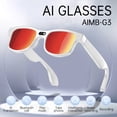 thumbnail image 5 of 8MP AI Smart Glasses, Video Audio Recording, ChatGPT Translation, WiFi Transfer, Music Calls, Image Recognition, Rechargeable Sports Eyewear, 5 of 9
