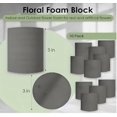 thumbnail image 4 of XCEL Floral Foam Block Unlike Any Other - Reusable Floral Blocks Flower Foam for Artificial Flower Arrangements (Gray - 3" x 3" Round (10 Pack)), 4 of 5