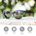 thumbnail image 2 of Lentes de Sol Polarizados Knockaround Deja Views para Mujer en Azul, 2 of 8