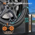 thumbnail image 3 of ASPERX Electric Tire Inflator,Portable 160PSI Car Air Compressor with Pressure Detection,Emergency LED Light,Digital Tire Pump-Automatic Shutoff, 3 of 10