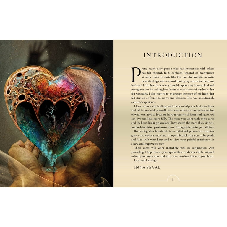 Healing Heart Oracle : Love letters to your soul (Cards) - Walmart.com