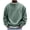 Green, variant on WIZUTIZ Men's Spring Crew Neck Sweatshirt Solid Color Loose Fit Long Sleeve Comfortable Casual Basic Pullover Top