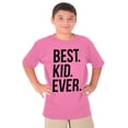 thumbnail image 5 of Best Kid Ever Child Parents Funny Crewneck T Shirts Boy Girl Teen Brisco Brands M, 5 of 6