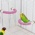 thumbnail image 4 of TOPRenddon Blue Sisal Bird Perch - 6.5" Natural Claw Trimmer & Chew Toy for Parrots/Cockatiels, Easy Install Cage Accessory for Small Birds, 4 of 6