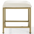 thumbnail image 3 of CROSLEY Aimee Vanity Stool Soft Gold, 3 of 7
