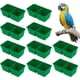 thumbnail image 1 of Cuenco de agua para comida de pájaros de 12 piezas para cereales o agua y comederos para pájaros que se pueden colgar en una jaula, comedero de alimentos TUNC Sencillez, 1 of 5