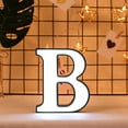 thumbnail image 4 of Customizable LED Alphabet Wall Light - 26 Letter DIY Decoration for Romantic Proposals & Home Decor (White Glow), 4 of 6