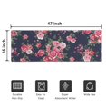 thumbnail image 5 of Pioneer Flower Floral Print Pattern Door Rugs,Washable Non Slip Door Mats Indoor,Decorative Door Mats,Entry Mat Indoor for Entrance,Bedroom,Kitchen,Bathroom,16"x47", 5 of 6