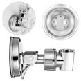 thumbnail image 4 of Qweryboo 2 Pcs Adjustable Shower Head Holder, Removable Suction Cup Shower Head Bracket, No Drill Relocatable Handheld Showerhead Holder with Chrome Polished for Bathroom, 4 of 7