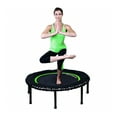 thumbnail image 6 of LEAPS & REBOUNDS 40" Mini Fitness Trampoline & Rebounder for Adults, Green, 6 of 6