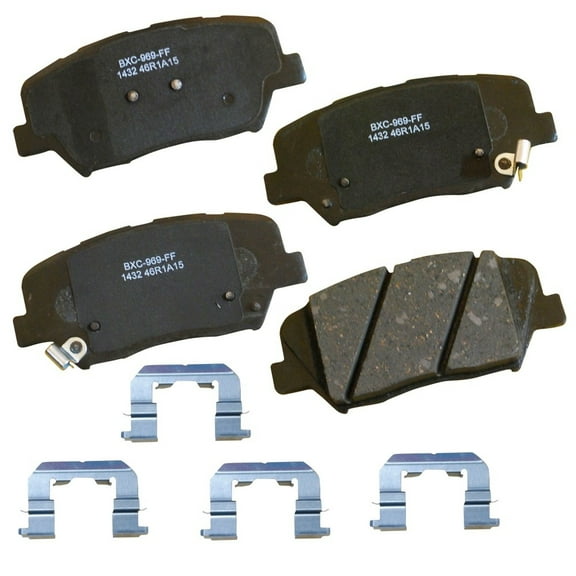 Disc Brake Pad Set Fits select: 2011-2013 KIA SORENTO, 2013-2016 HYUNDAI SANTA FE SPORT