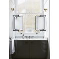 thumbnail image 5 of TEHOME Black Rounded Rectangle Pivot-N-View Bathroom Vanity Mirror 14x22", 5 of 6