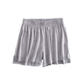 thumbnail image 4 of Aobny Women's Shorts Board Lounge Modal Bottoms Baggy Mid Waist Casual Shorts for Women,Gray,L, 4 of 5