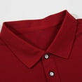 thumbnail image 3 of CaiJunJia George Polo Shirt,Men's Golf Polo Shirts Short Sleeve Collar Tennis Shirt Color Block Pique Work T-Shirt, 3 of 5