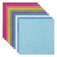 thumbnail image 1 of ORDDIART 100Pcs Beautiful Glitter Paper Assorted Colors Eco Friendly DIY Handmade Cards Material, 1 of 8