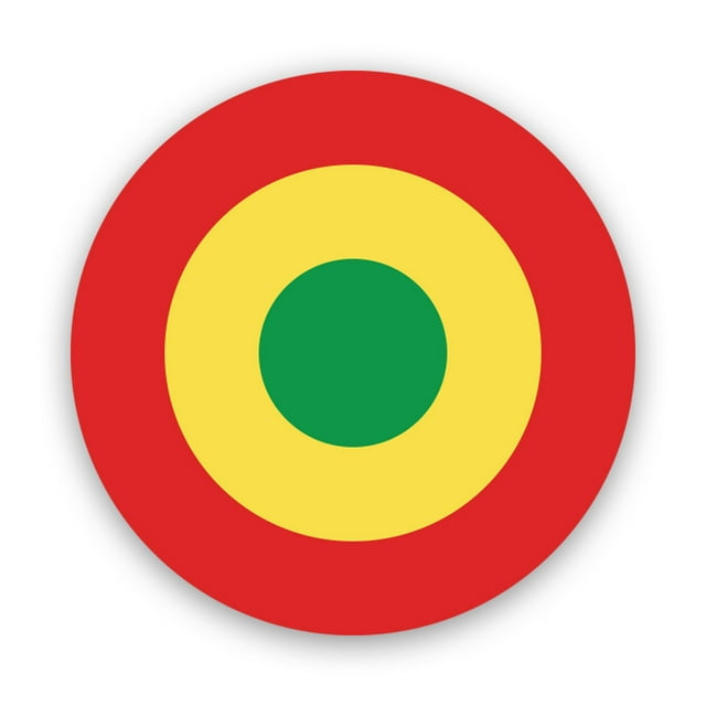 Congolese Air Force Roundel Sticker Decal Self Adhesive Vinyl