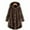 Coffee, variant on (clearance)IDALL Coats for Women Jackets for Women Plus Size Button Plush Tops Hooded Loose Cardigan Wool Coat Winter Jacket Long Sleeve Tops Shackets Yellow 5xl